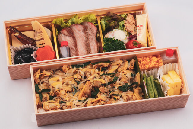 あさりめし御膳（Lサイズ／木目）