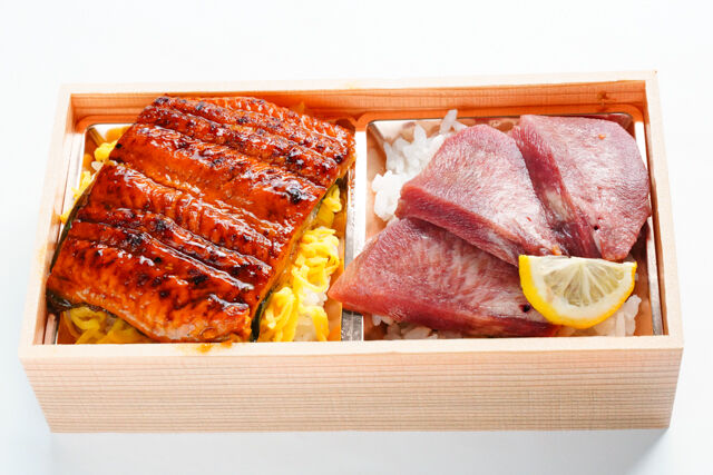 【得】うなぎと牛タン御膳