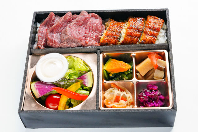 【徳】うなぎと牛フィレ御膳