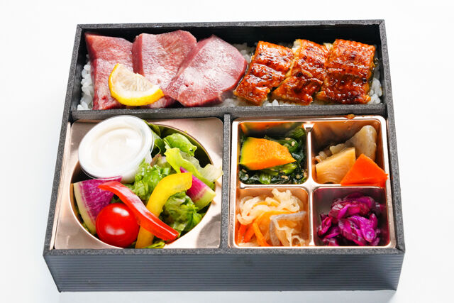 【徳】うなぎと牛タン御膳