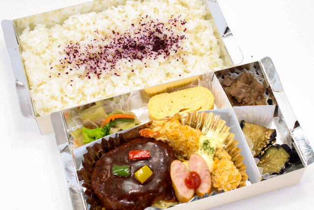 手ごねハンバーグ弁当（No.202）