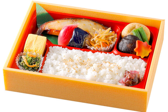 下鴨弁当（銀だらの西京焼）～秋冬～