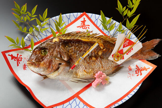 祝鯛姿焼き一尾（2～3名分）