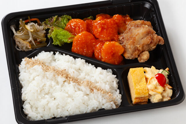 海老チリ弁当