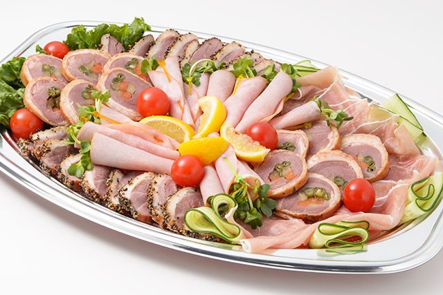 4種のコールミートの盛り合わせ