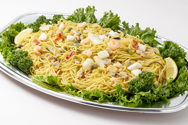 屋台風海鮮塩やきそば