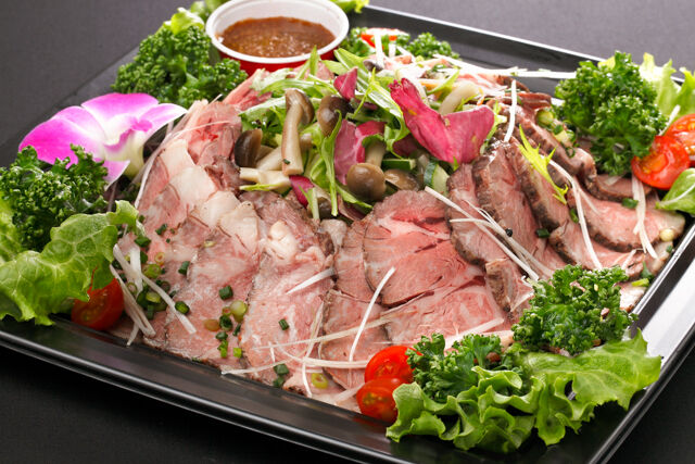 黒毛和牛ローストビーフ 和風ソース