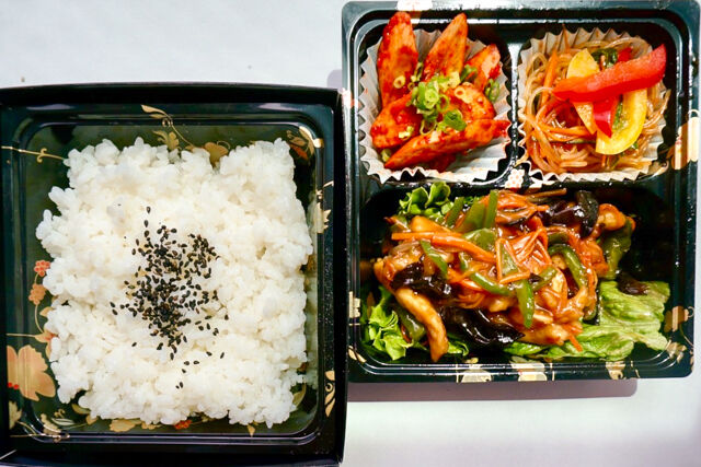 中華青椒肉絲弁当