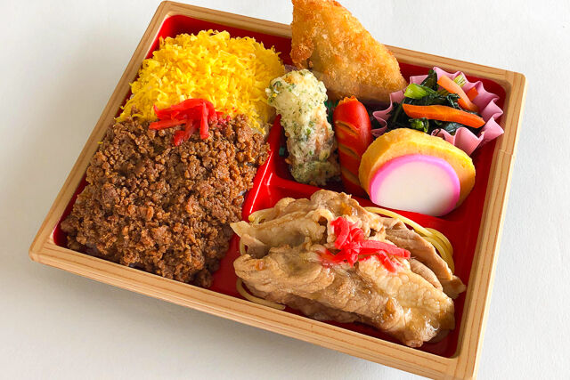 お手ごろ幕の内弁当（そぼろご飯）