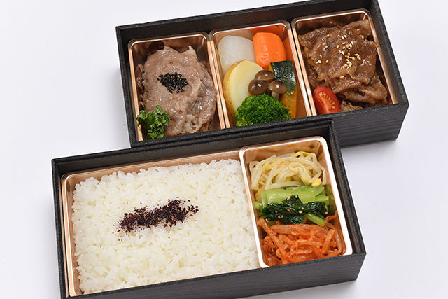 黒毛和牛食べ比べ2段重