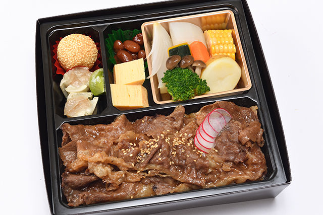 黒毛和牛ロース御膳（蒸し野菜）