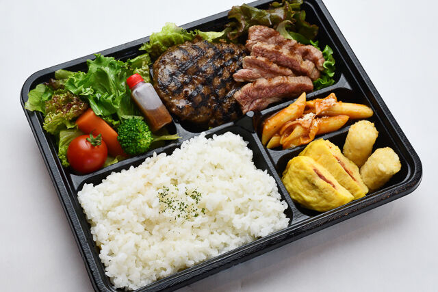 静岡牛ハンバーグ＆カットステーキ