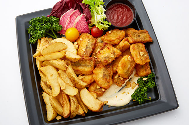 フィッシュ＆アンチョビガーリックポテト