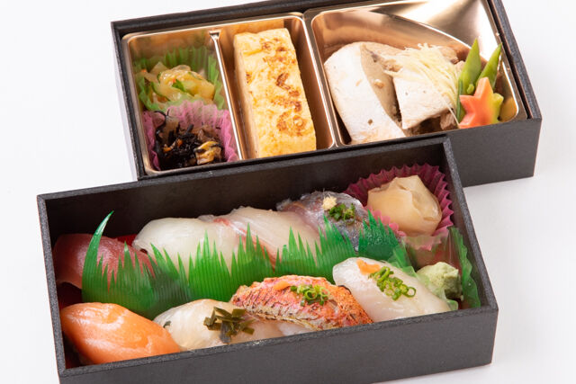 特選にぎり御膳～魚のあら炊き～