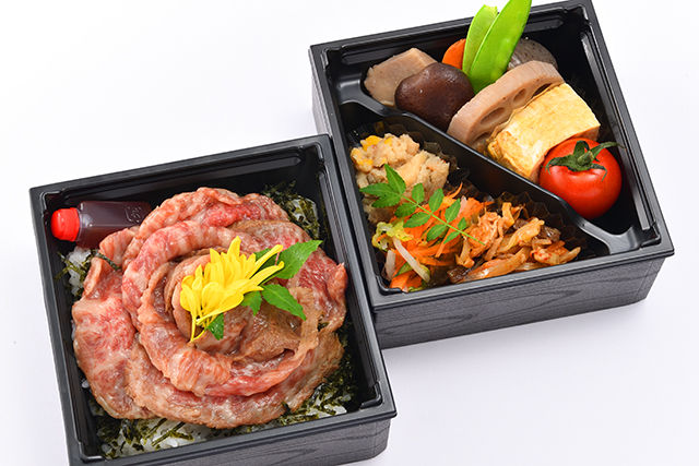 彩り二段御膳～極上和牛ローストビーフ～