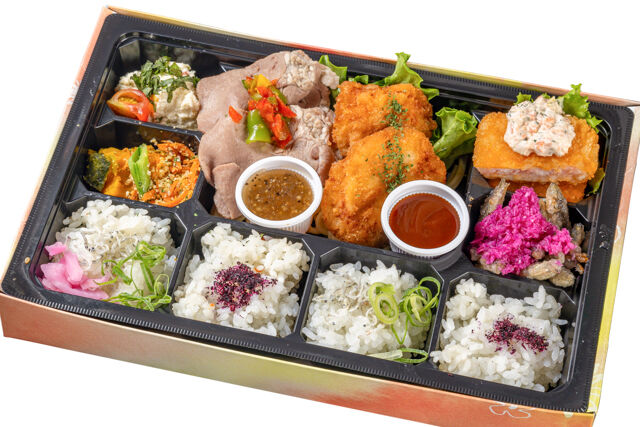 牛タンしゃぶとチキンカツ弁当
