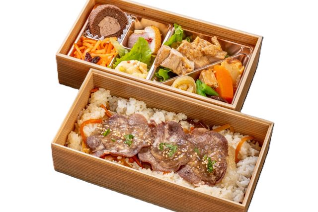 牛タンしゃぶの彩りごはんと鶏味噌炙り焼き御膳