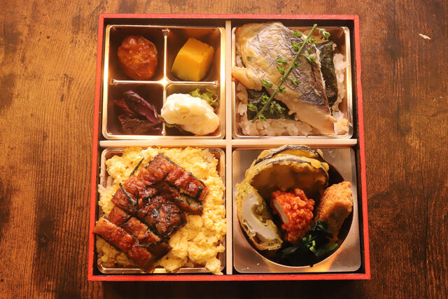 鰻のひつまぶしとサワラの西京焼き御膳