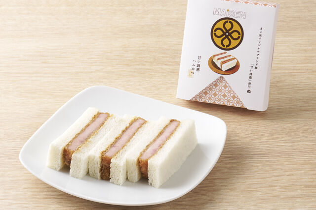 甘い誘惑ハムかつサンド（3切）