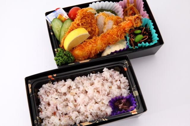 白宝豚ヒレカツ二段重