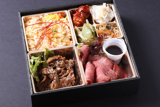 本格中華御膳（牛焼肉、ローストビーフ）