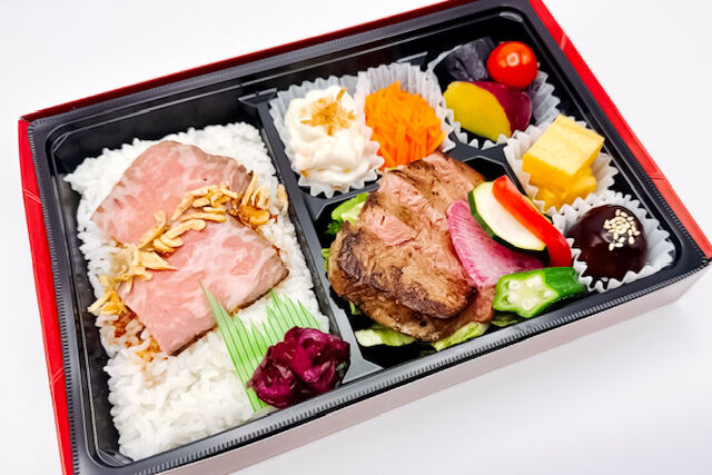 【期間限定】黒毛和牛ローストビーフと牛フィレステーキ御膳