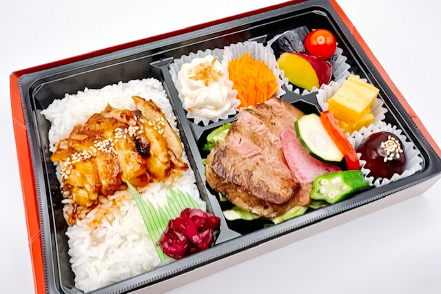 【期間限定】若鶏炙り焼と牛フィレステーキ御膳