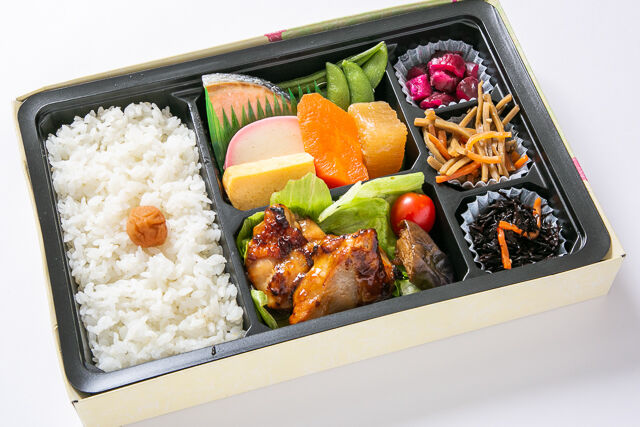 ダブルメイン 鮭の塩焼きと照り焼きチキン