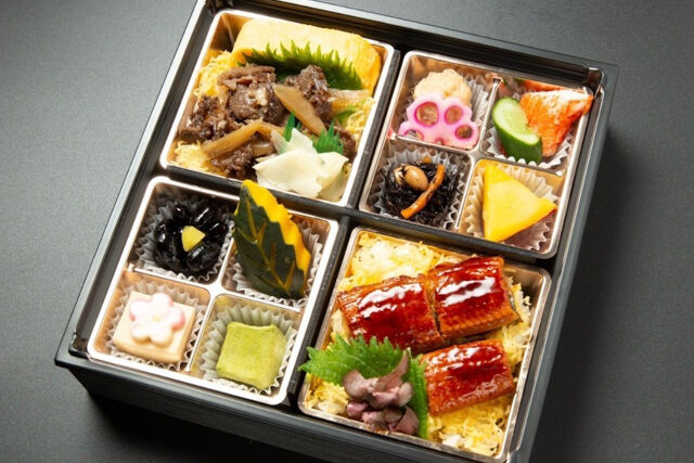 うな丼と牛のしぐれ煮と京風だし巻き御膳