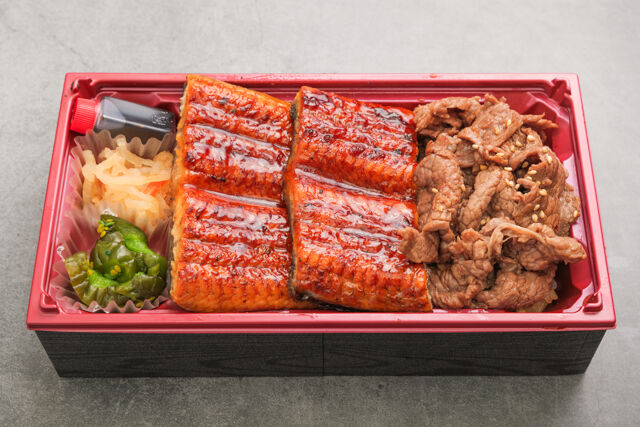 うな重ダブル＆和牛焼肉弁当