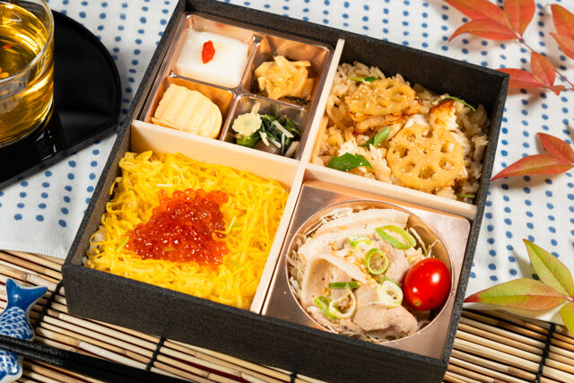 いくらと鯛めしの合盛り御膳