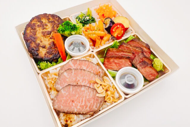 べジラブBOX（サーロインステーキ＆黒毛和牛ローストビーフ）