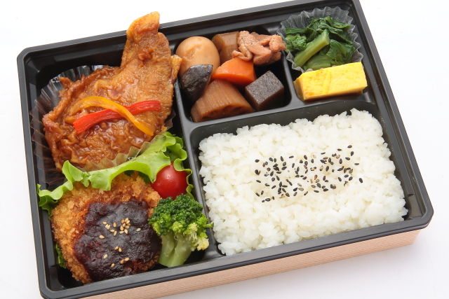 【がっつりダブルメイン】豚肉の生姜焼きと味噌ヒレカツ弁当