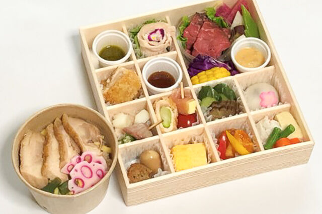 【創作会席膳】鶏の照り焼きちらしご飯添え