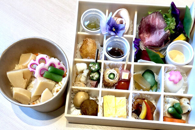 【熨斗対応可】【春限定創作会席膳】筍の炊き込みご飯添え