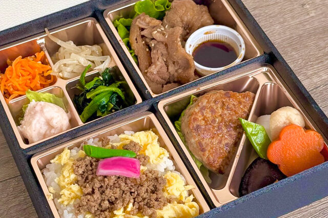 【2月限定価格】厳選牛生だれカルビ焼肉とハンバーグ御膳