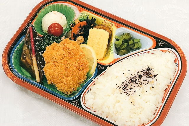 【得弁】柔らかヒレカツ＆鯖味噌煮弁当