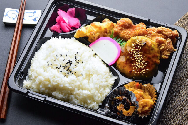 豆腐ハンバーグのあんかけ弁当