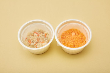 鶏ときのこのミニ茶漬け、ミニリゾット